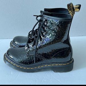 Dr. Martens 1460 Patent Leopard Embossed Boot US 5